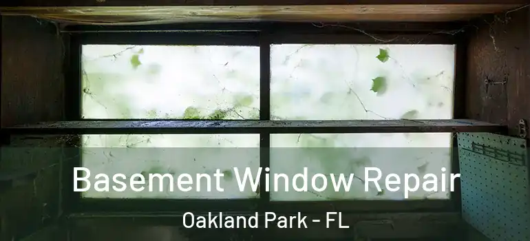  Basement Window Repair Oakland Park - FL