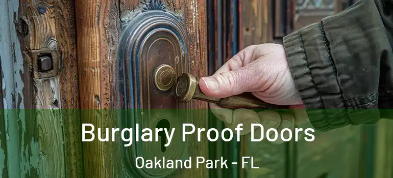  Burglary Proof Doors Oakland Park - FL