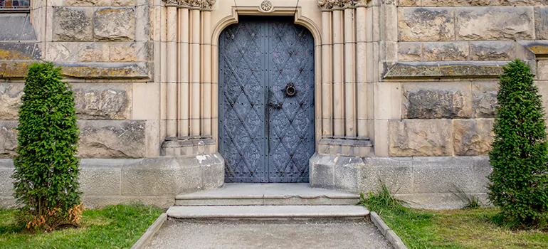Traditional Double Front Doors in Oakland Park, FL