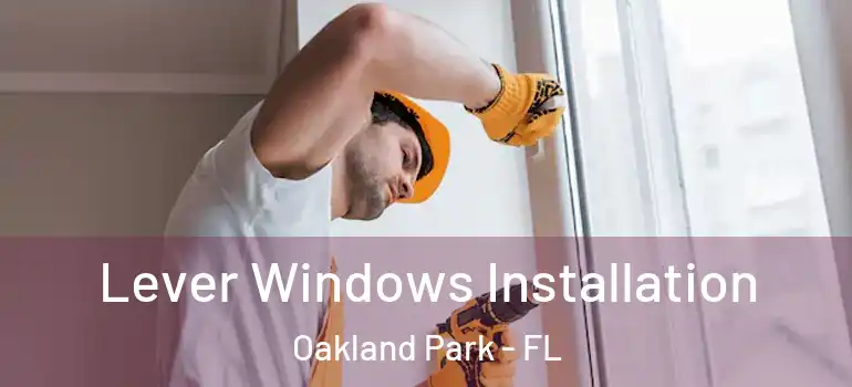  Lever Windows Installation Oakland Park - FL