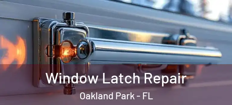  Window Latch Repair Oakland Park - FL