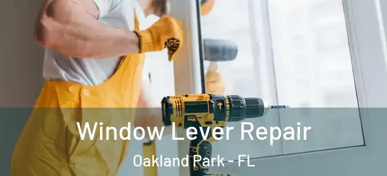  Window Lever Repair Oakland Park - FL